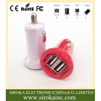 Quick 2 USB Car Charger Mobile Phone Accessories